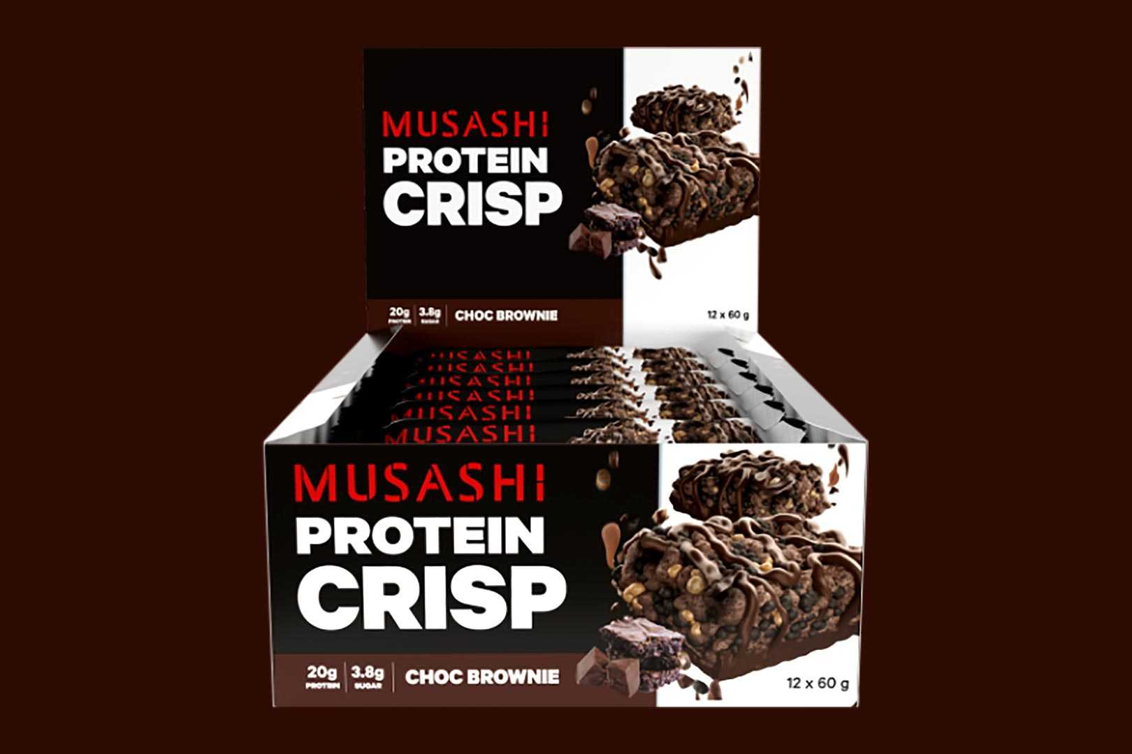 Chocolate Brownie Musashi Protein Crisp
