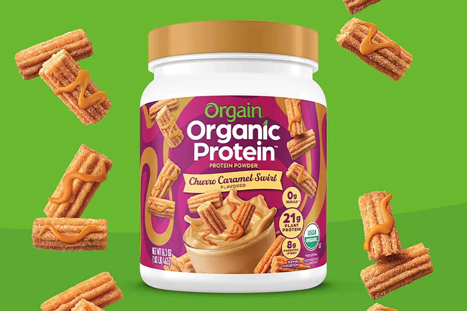 Orgain Churro Caramel Swirl Organic Protein