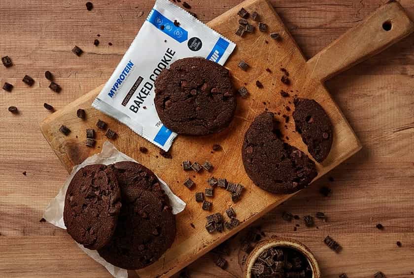 myprotein baked cookie
