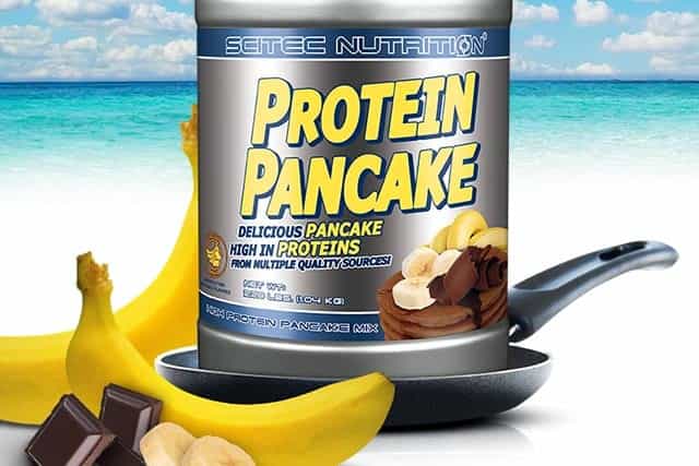 Chocolate Banana Protein Pancake