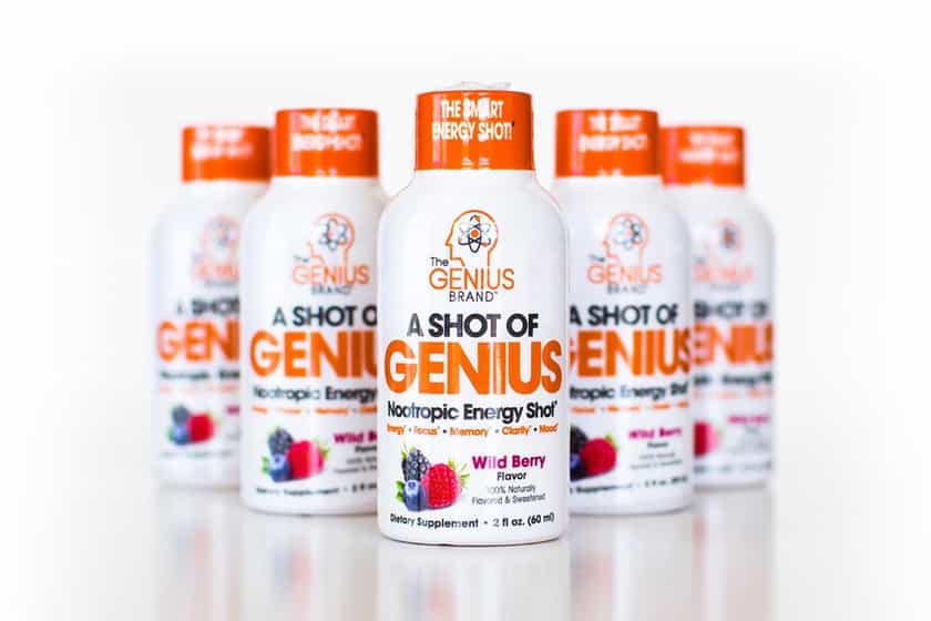 a shot of genius