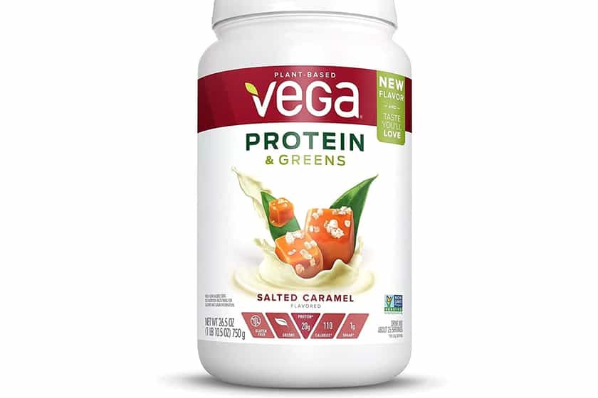 salted caramel vega protein greens