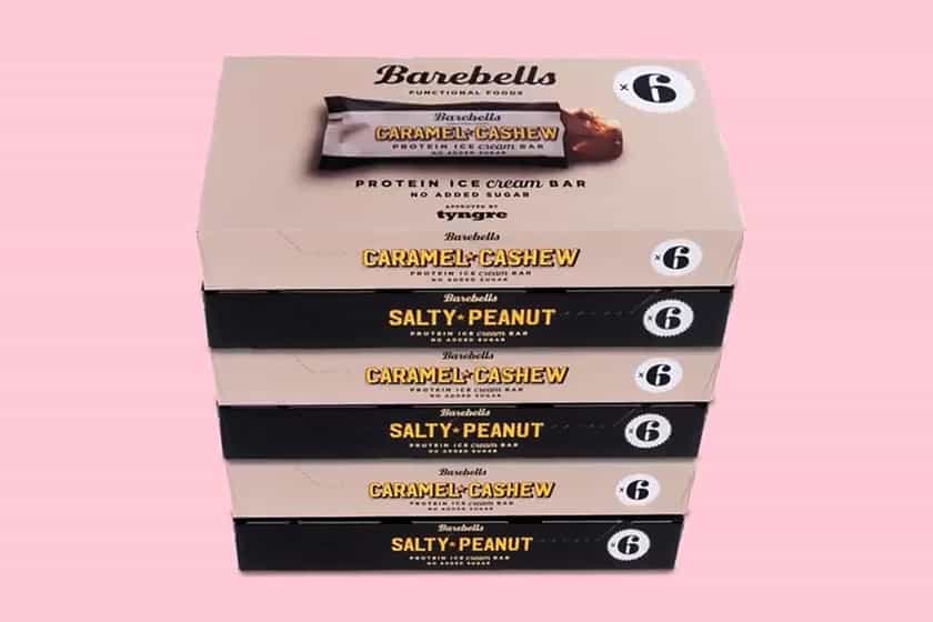 barebells protein ice cream bar boxes