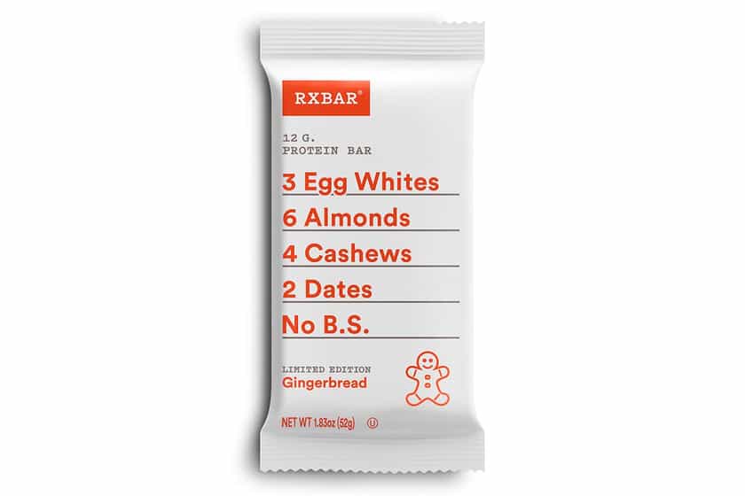 gingerbread rxbar
