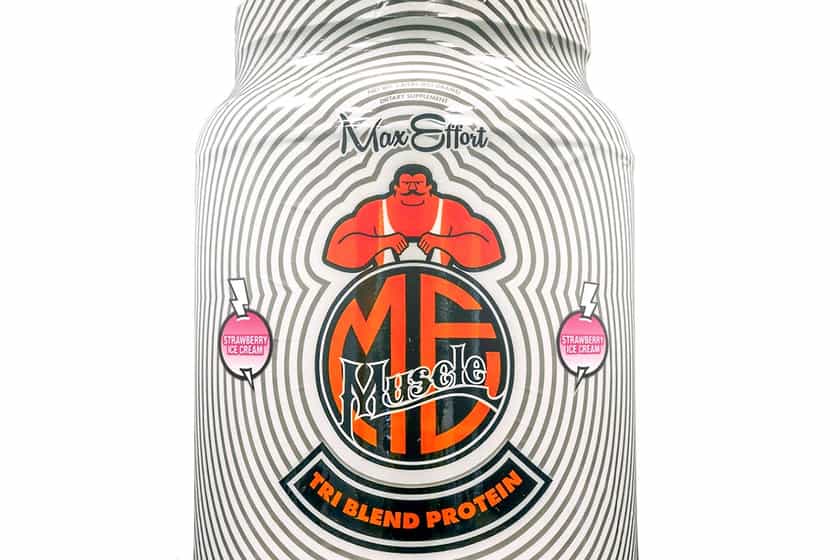 strawberry ice cream tri blend protein