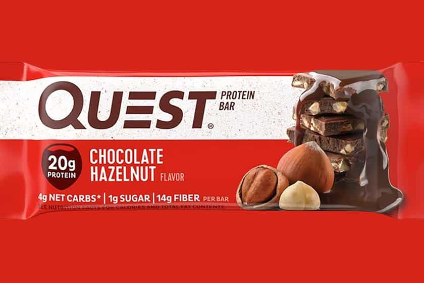 chocolate hazelnut quest bar