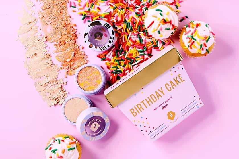 halo top colourpop eyeshadows