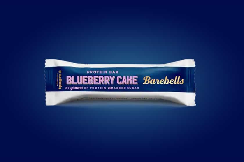 blueberry cake barebells protein bar