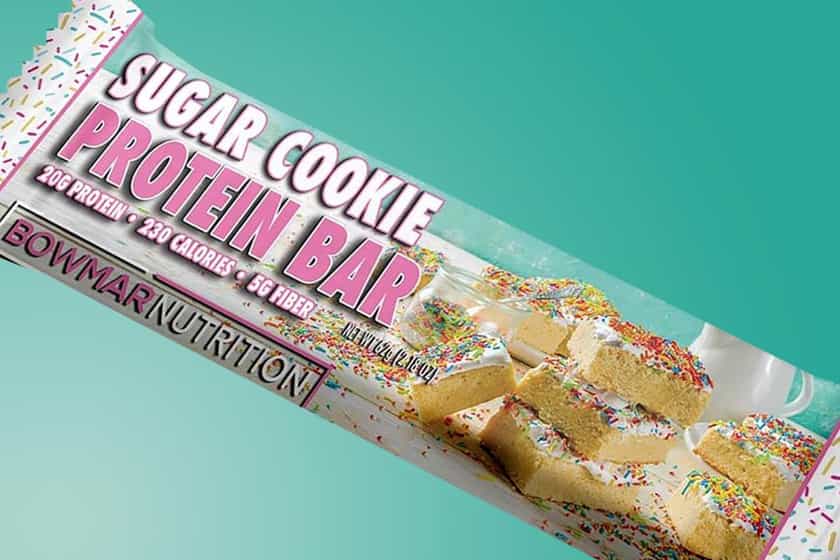 bowmar sugar cookie protein bar