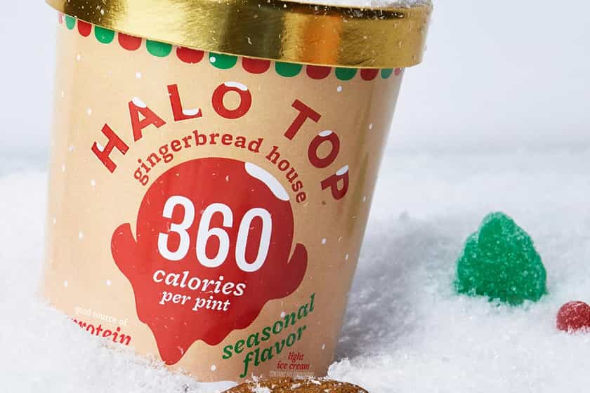 gingerbread house halo top