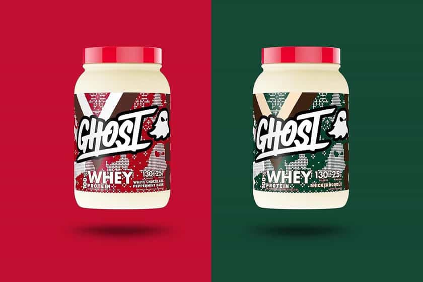 snickerdoodle white chocolate peppermint bark ghost whey