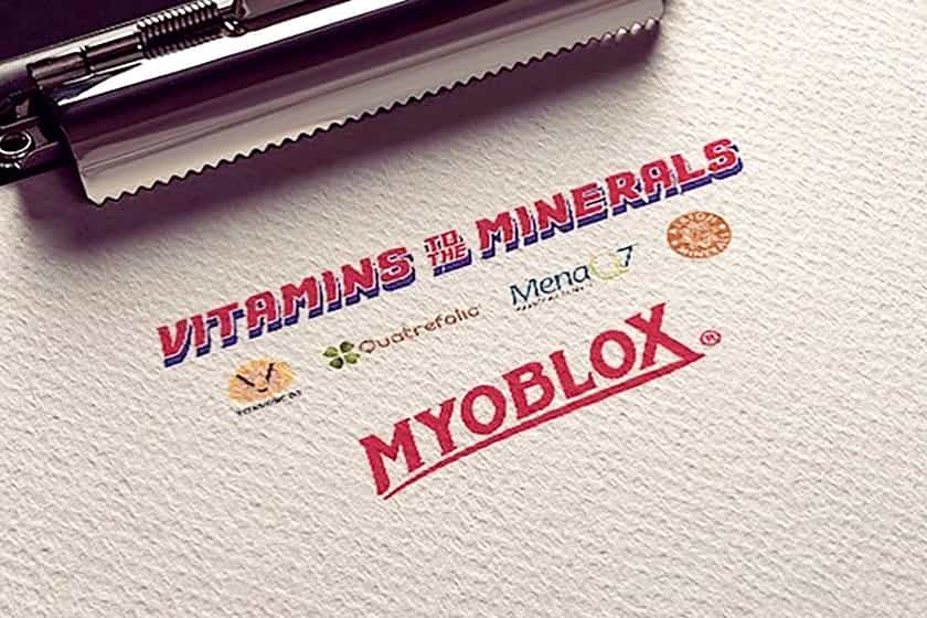 myoblox vitamins to the minerals