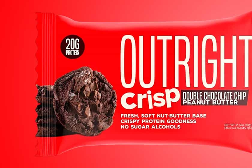 outright crisp protein bar