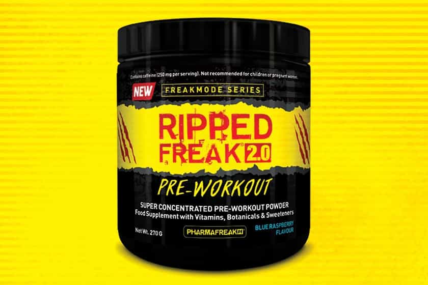 pharmafreak ripped freak pre-workout europe