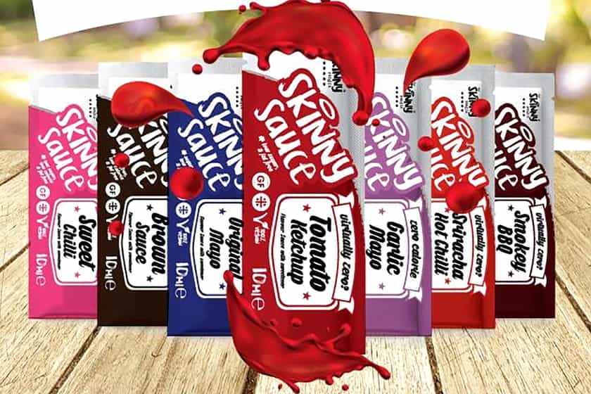 skinny food co skinny sauce single serve sachets