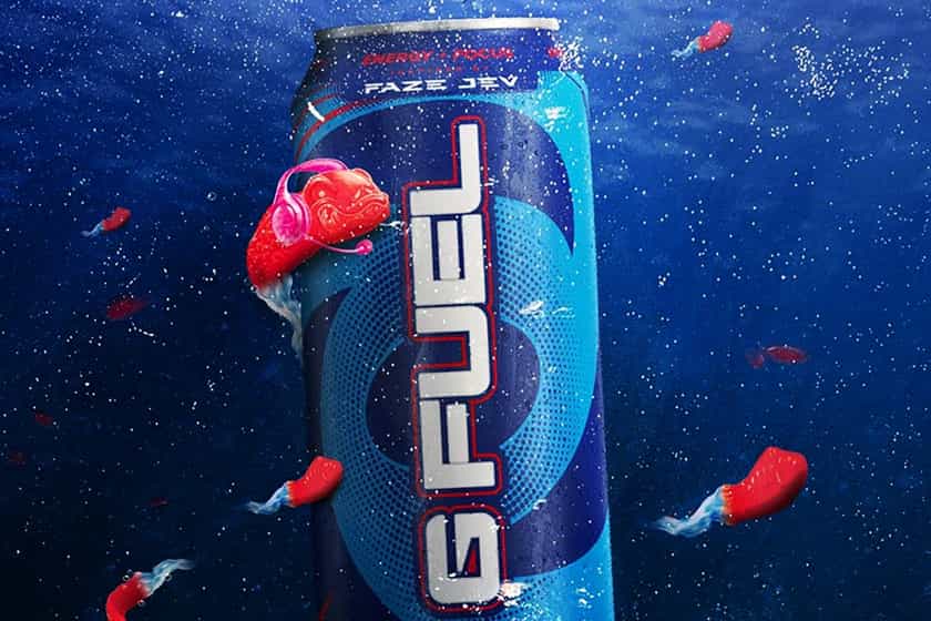 ragin gummy fish g fuel energy drink