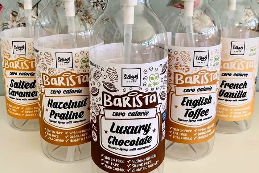 the skinny food co barista pump action