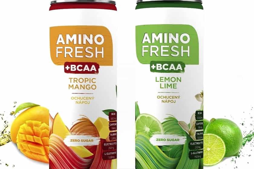 amino fresh beverage rebrand