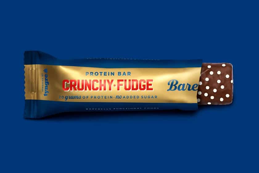 barebells crunchy fudge protein bar