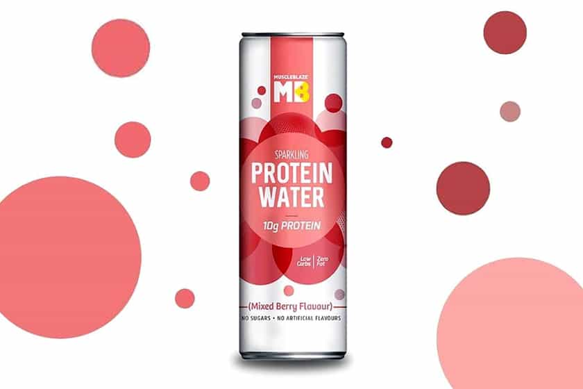 muscleblaze mixed berry protein water