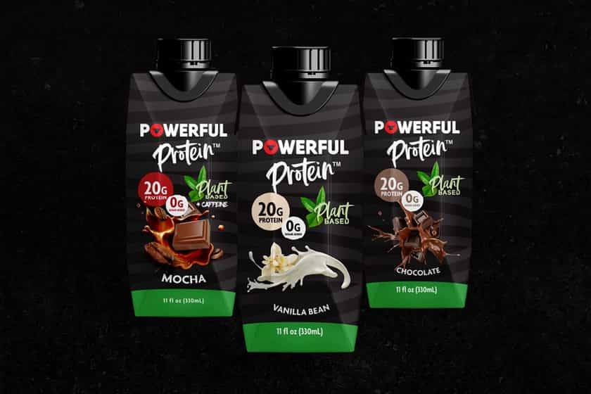 powerful plant-based protein shake