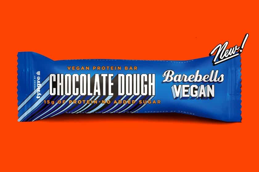 chocolate dough barebells vegan protein bar