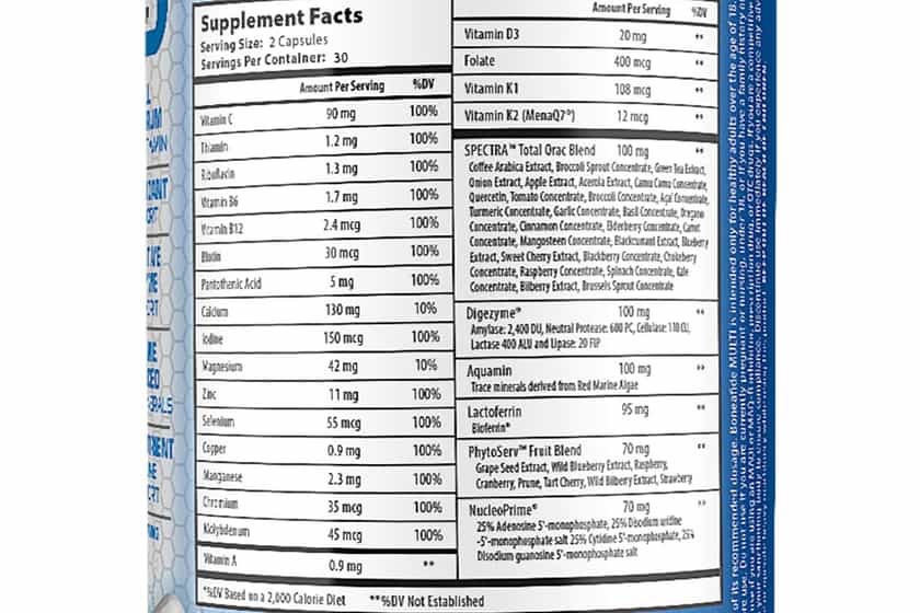 boneafide nutrition multi