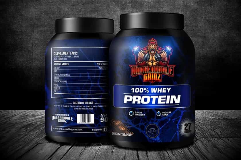 unbreakable gainz whey protein