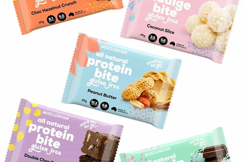 muscle nation protein bite and protein cookie