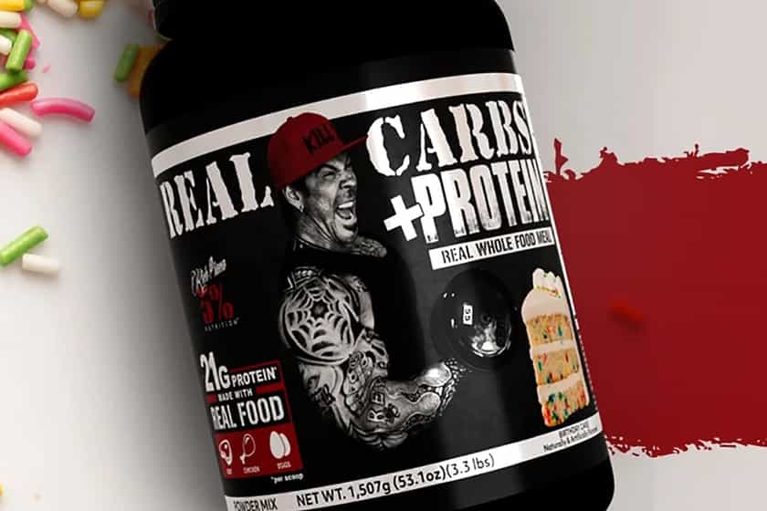 5 percent birthday cake real carbs protein