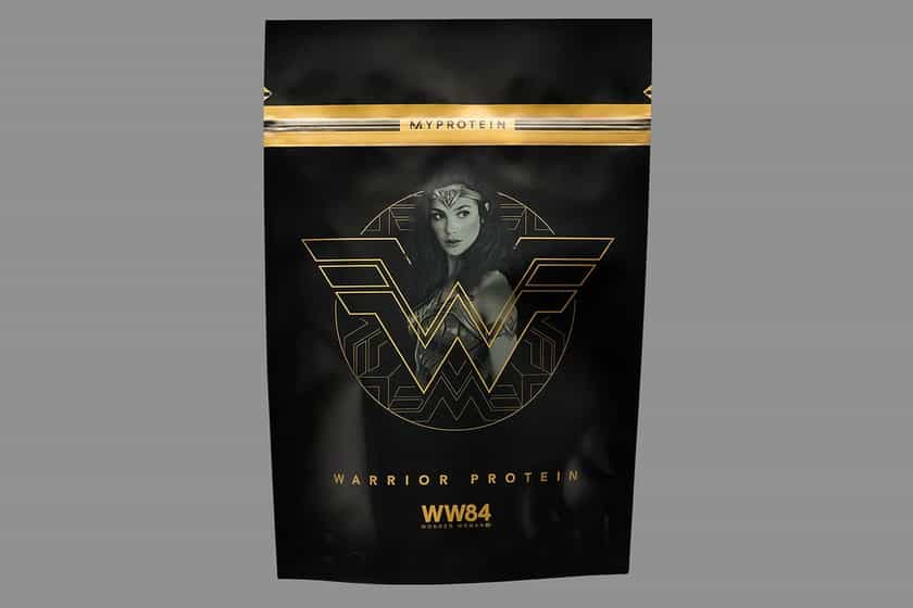 myprotein x wonder woman 1984 warrior protein