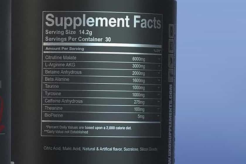 uxo supplements pre-workout v2