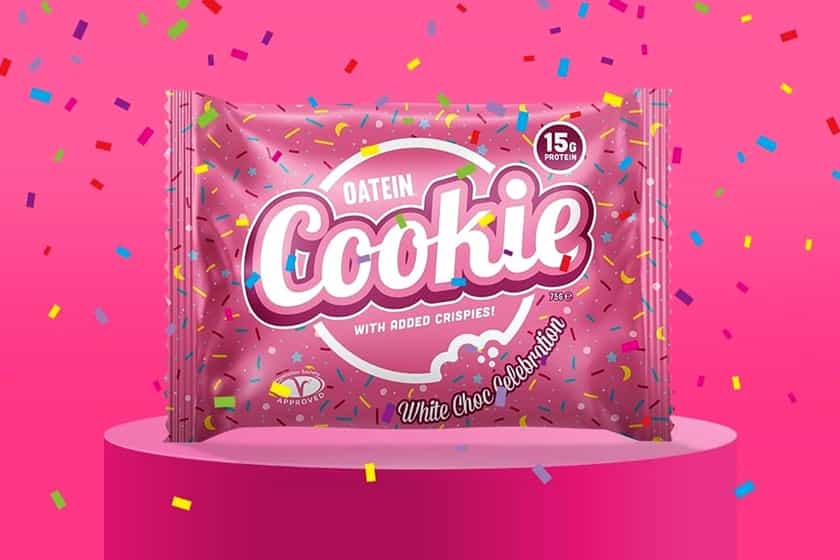 oatein cookie white chocolate celebration