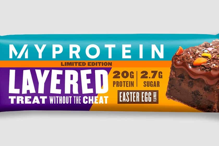 myprotein easter egg layered protein bar