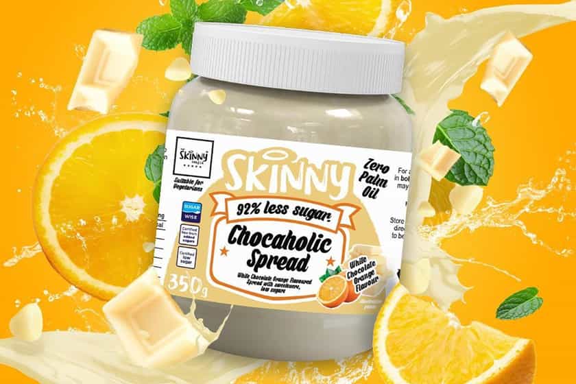 white chocolate orange chocaholic spread