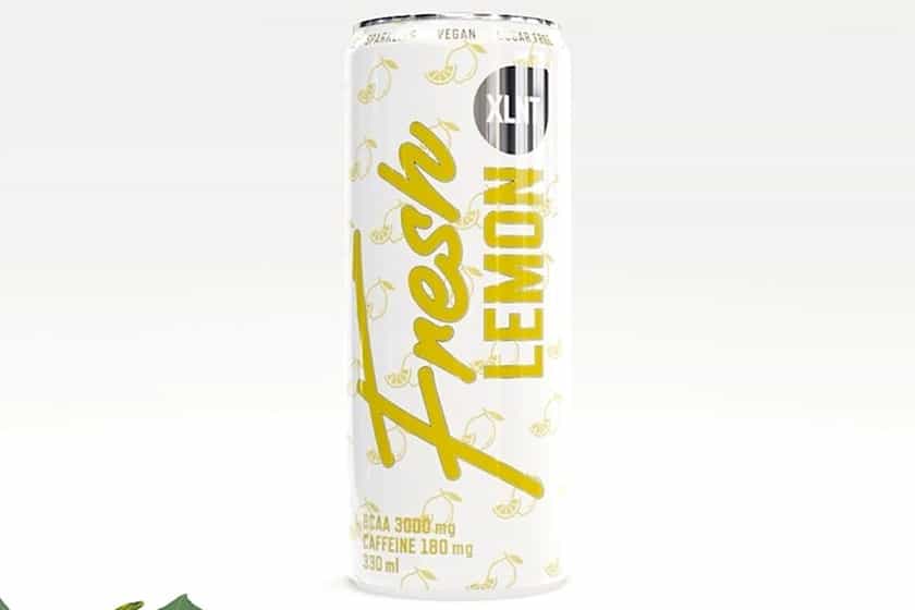 xlnt sports fresh lemon bcaa energy drink