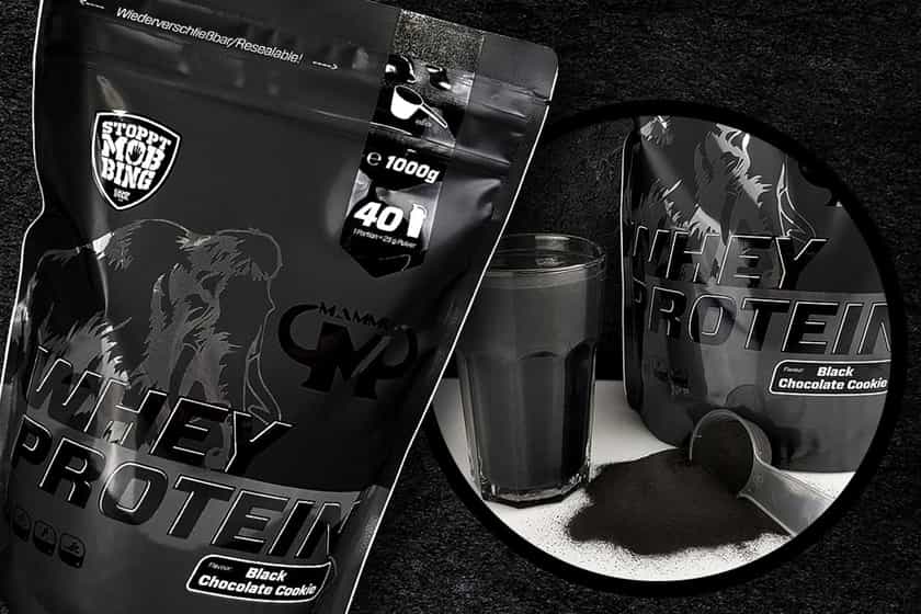 mammut black chocolate cookie whey protein