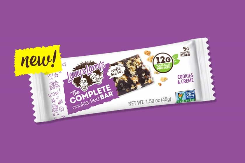 Lenny Larrys Cookies Creme Complete Cookie Fied Bar
