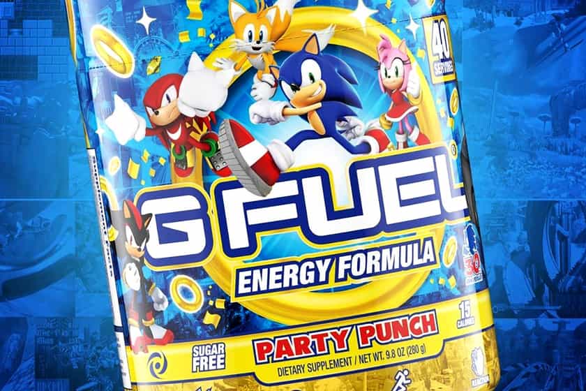 Sonic The Hedgehog Party Punch G Fuel