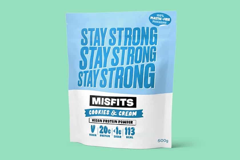 Misfits Cookies And Cream Vegan Protein Powder
