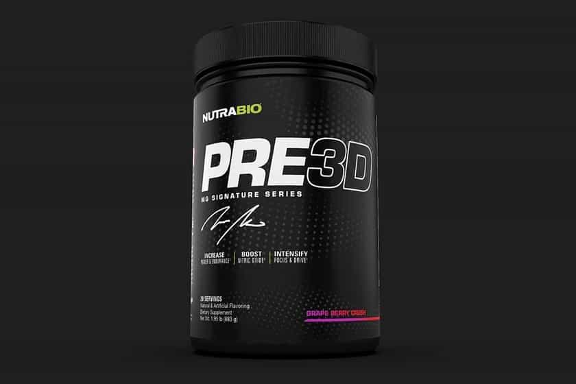 Nutrabio Mg Signature Series Pre3d Pre Workout