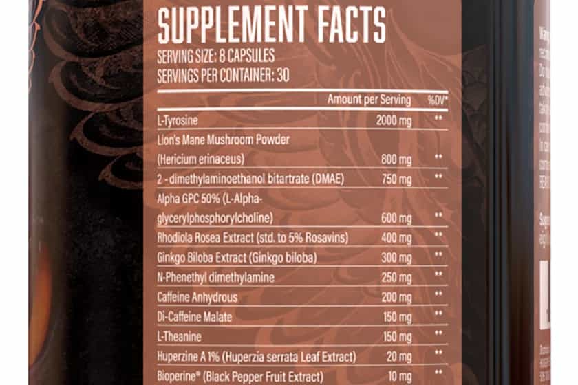 Huge Nutrition Focus Label