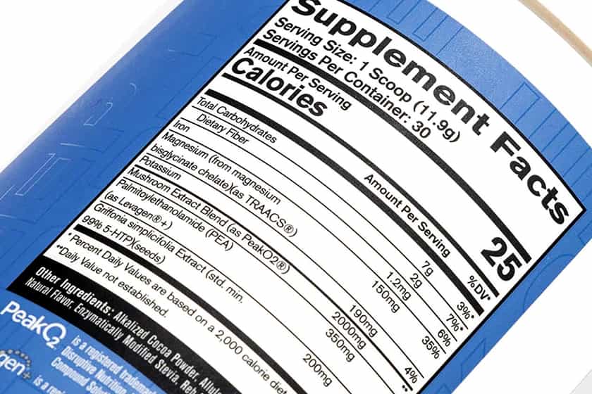 Bpn Peak Sleep Label