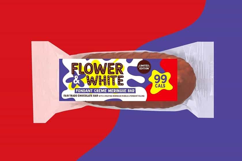 Flower And White Meringue Bar