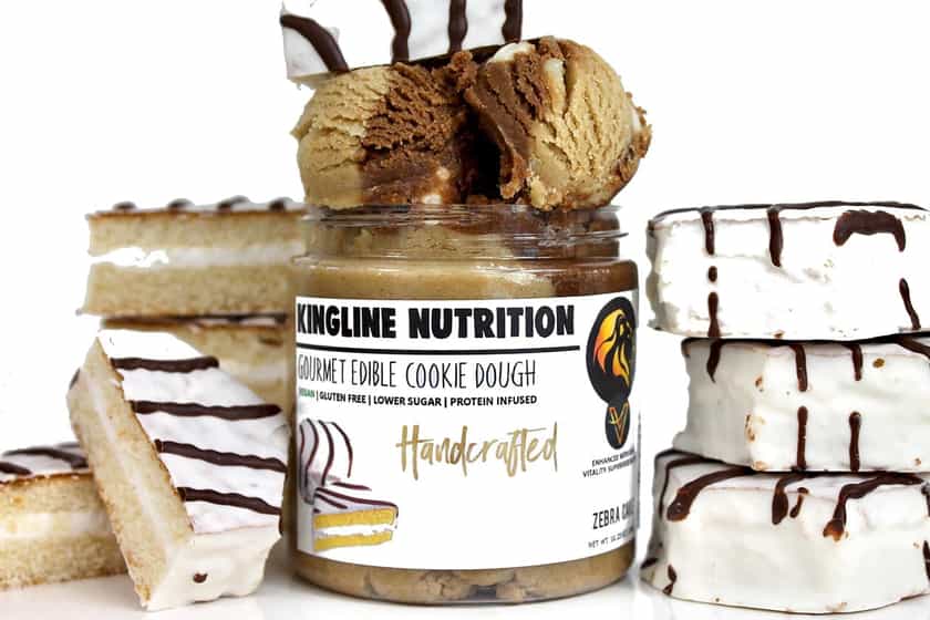 Kingline Nutrition Zebra Cake Cookie Dough 1