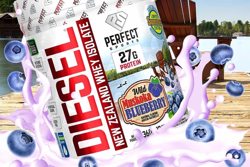 Perfect Sports Wild Muskoka Blueberry Diesel Protein Powder