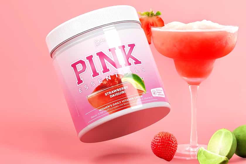 Rocka Nutrition Strawberry Daiquiri Pink Essentials