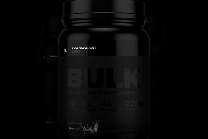 Transparent Labs Blue Raspberry Bulk Black