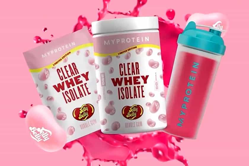 Myprotein X Jelly Belly Clear Whey Isolate Flavors