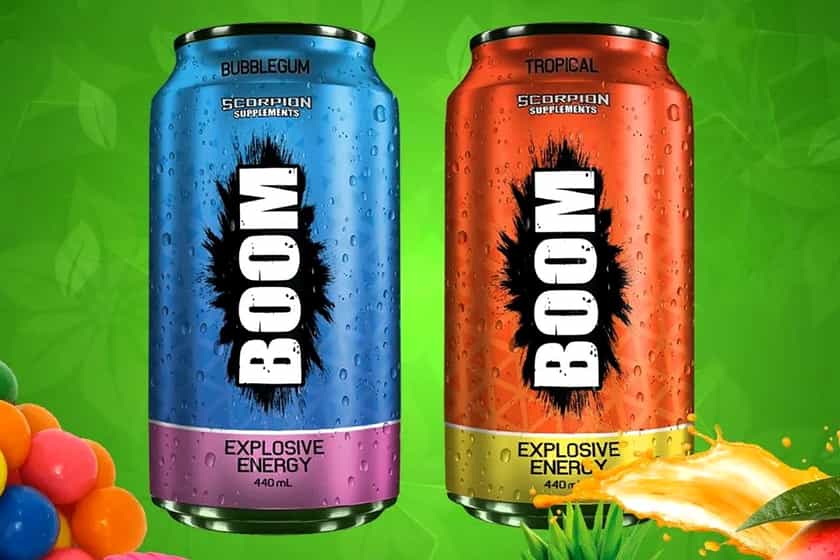 Tropical Bubblegum Boom Energy Drink